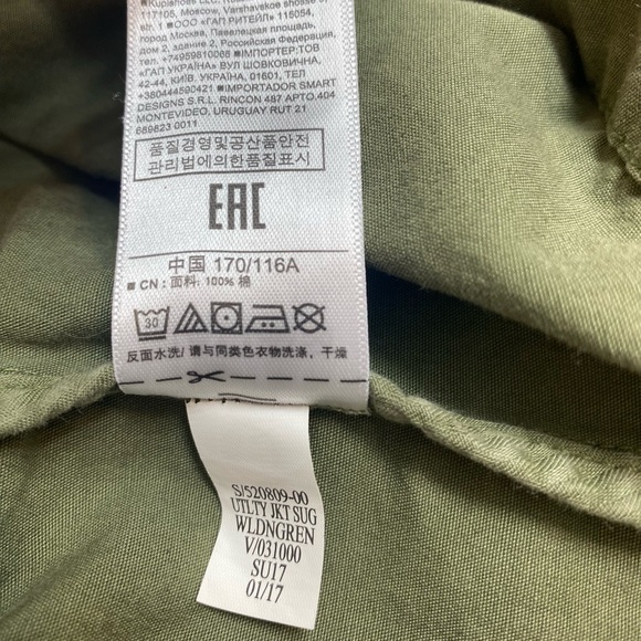 Gap Women green utility safari jacket for casual or any wear, size xxl - Picture 12 of 16